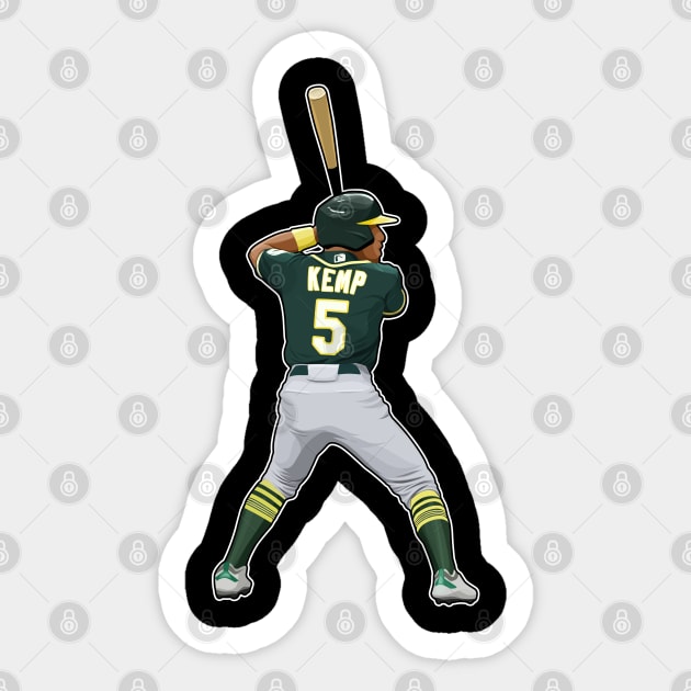 Tony Kemp #5 Ready Bats Sticker by GuardWall17